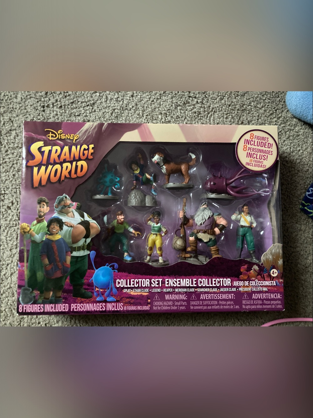 Disney Strange World Figure Collector Set - Purple, Green, Blue